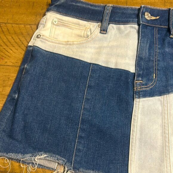 American Eagle High Rise Mini Skirt denim size 8 - Picture 2 of 9